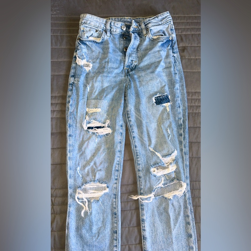 High waisted jean
